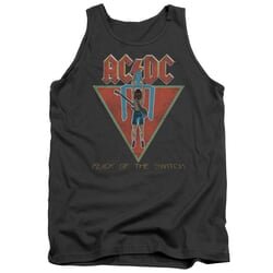 ACDC Tank Top Flick Of The Switch Charcoal Tanktop