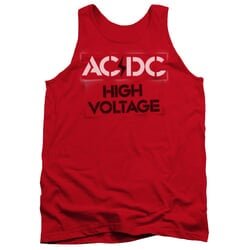 ACDC Tank Top High Voltage Red Tanktop