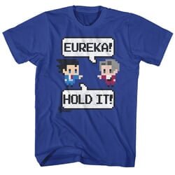 Ace Attorney Shirt Eureka Hold It Royal Blue T-Shirt