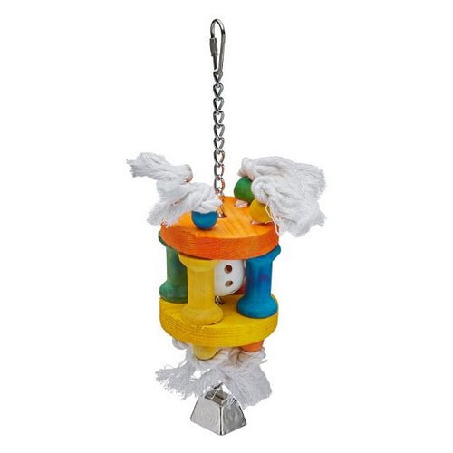 A&E Cage Company, AE Cage Company Happy Beaks Wiffle Ball in Solitude Assorted Bird Toy