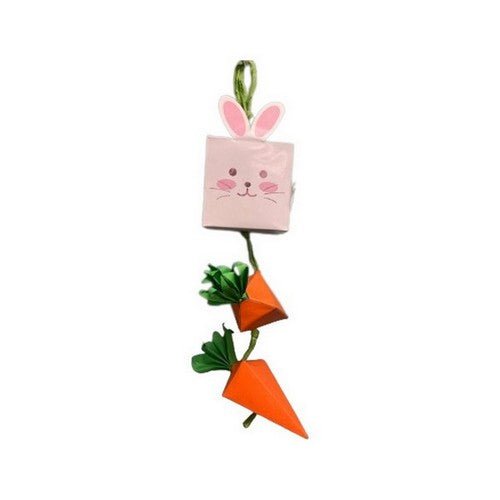 A&E Cage Company, Nibbles Bunny Carrot Box Small Animal Chew Toy, 1 Count