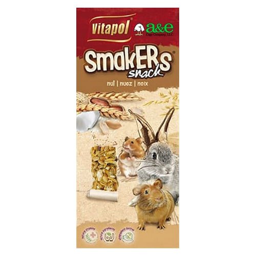 A&E Cage Company, Smakers Nut Sticks for Small Animals, 2 count