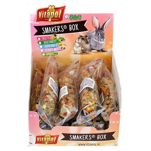 A&E Cage Company, Smakers Vegetable Sticks for Small Animals, 12 Count