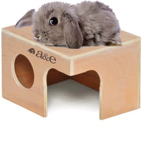 Extra Large Rabbit Hut 14″ L X 9 3/4″ W X 8 1/4″ H 1 Each by A&E Cage Company