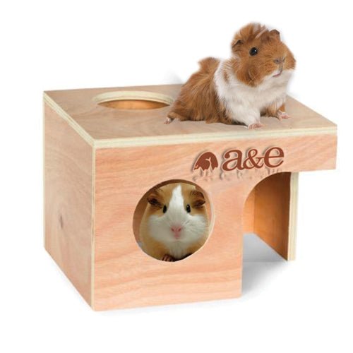 Large Guinea Pig Hut 10″ L X 8 3/8″ W X 7″ H 1 Each by A&E Cage Company