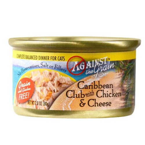 Against the Grain, Against the Grain Caribbean Club With Chicken & Cheese Dinner Wet Cat