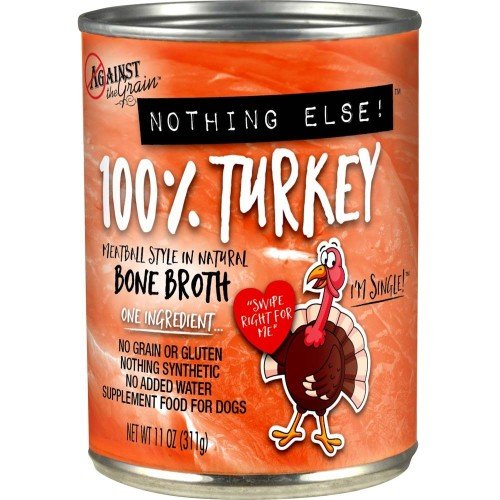 Against the Grain, Against the Grain Nothing Else 100% One Ingredient Adult Wet Dog Food — Turkey 12each 11 Oz Count 12