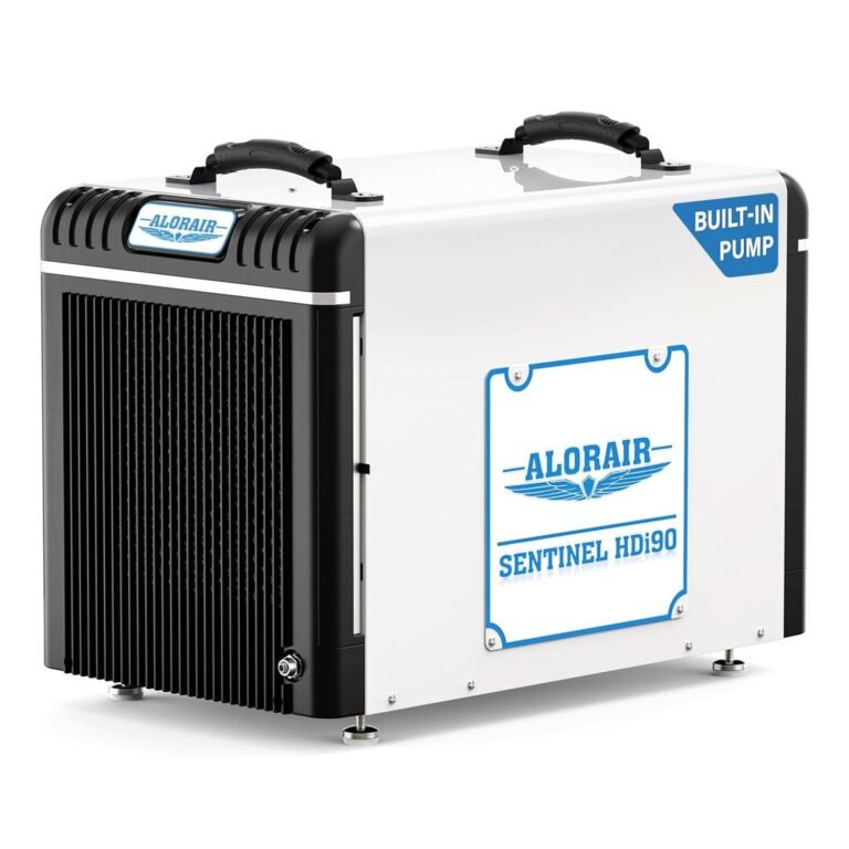 AlorAir 198 PPD Crawl Space Dehumidifiers with Pump and Drain Hose — Sentinel Hdi90 2600 Sq Ft