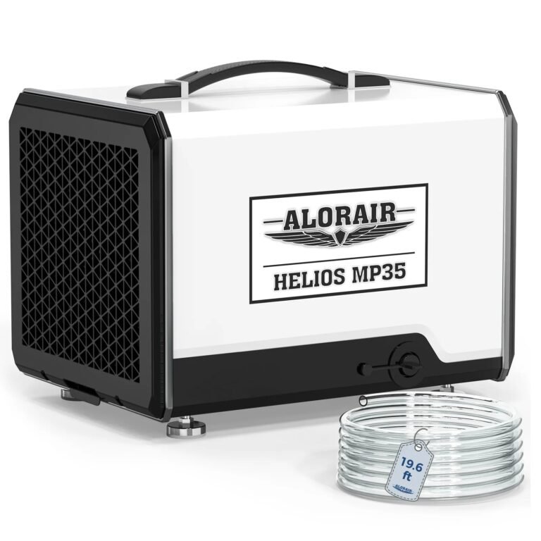 AlorAir 70 PPD Crawl Space Dehumidifier with Pump and Drain Hose — Helios Mp35 1000 Sq Ft