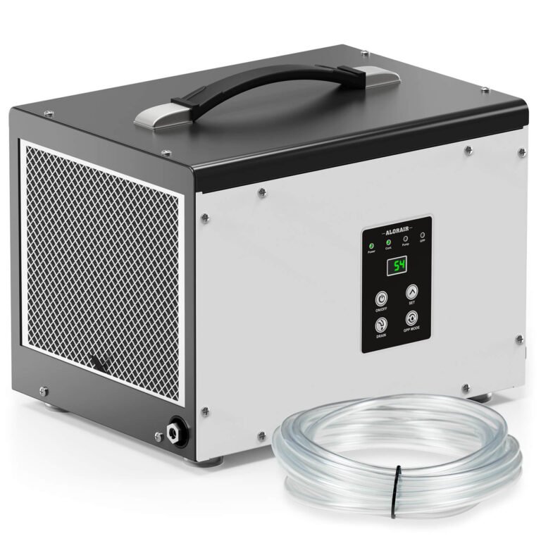 AlorAir 70 PPD Crawl Space Dehumidifier with Pump and Drain Hose — Sentinel Hd35p 1000 Sq Ft