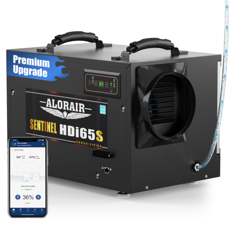 AlorAir® App Controlled 120 PPD Crawl Space Dehumidifiers