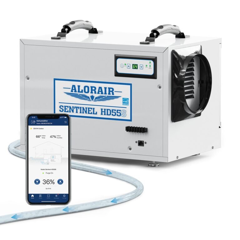 AlorAir® App Controlled 120 PPD Dehumidifier
