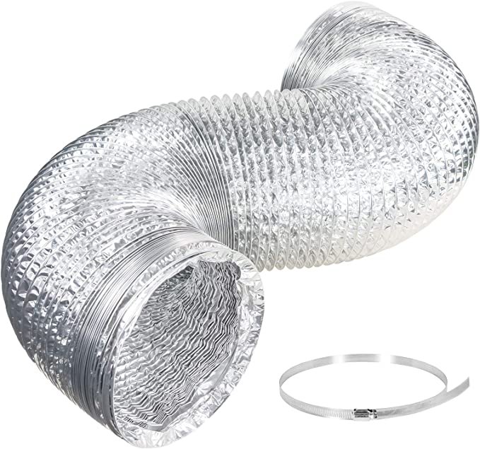 AlorAir Dehumidifier Aluminum foil Intake Duct 10 inches for Sentinel HDi100/HDi120