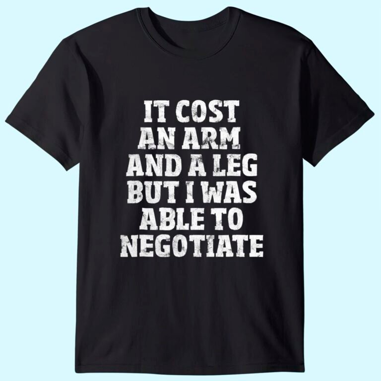Amputee T-shirt: Able To Negotiate Funny Leg Amputee Shirt