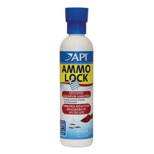API, Ammo Lock Ammonia Detoxifier for Aquariums, 8 oz (Treats 474 Gallons)
