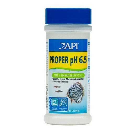 API, Proper pH 8.2 Aquarium Water Treatment, pH 6.5