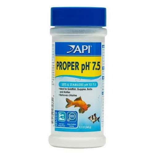 API, Proper pH 8.2 Aquarium Water Treatment, pH 7.5