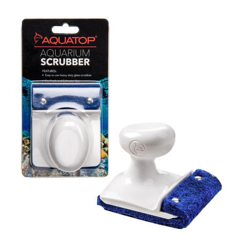 Aquatop, Aquatop Glass Aquarium Hand Held Scrubber Padded, 1 Each