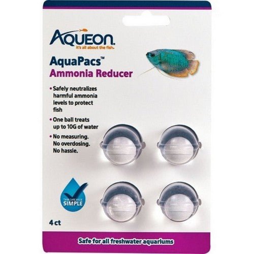 Aqueon, Aqueon AquaPacs Ammonia Reducer, 10 Gallons / 4 Count