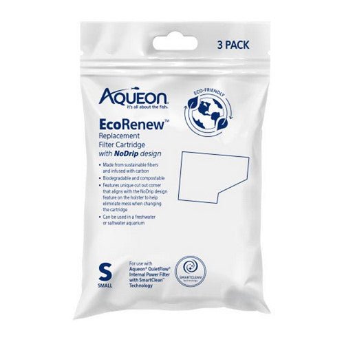 Aqueon, EcoRenew Filter Cartridges, 3 Count / Small
