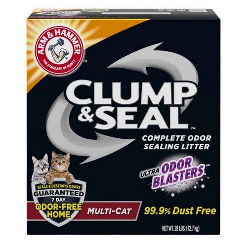 Arm & Hammer, Arm & Hammer Clump & Seal Multi-Cat Cat Litter, 28 Lbs