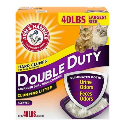 Arm & Hammer, Arm & Hammer Double Duty Clumping Cat Litter, 40 Lbs