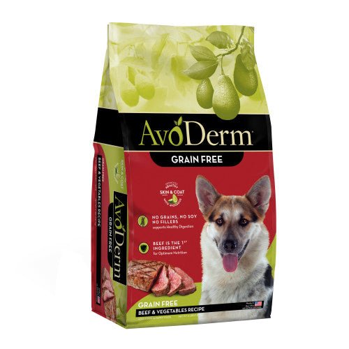 Avoderm, AvoDerm Natural Grain Free Beef & Vegetables Recipe All Life Stages Dry Dog — Food 1 Each 4 Lb
