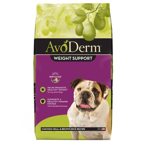 Avoderm, AvoDerm Natural Weight Support Chicken Meal & Brown Rice Recipe Dry Dog Food, 1