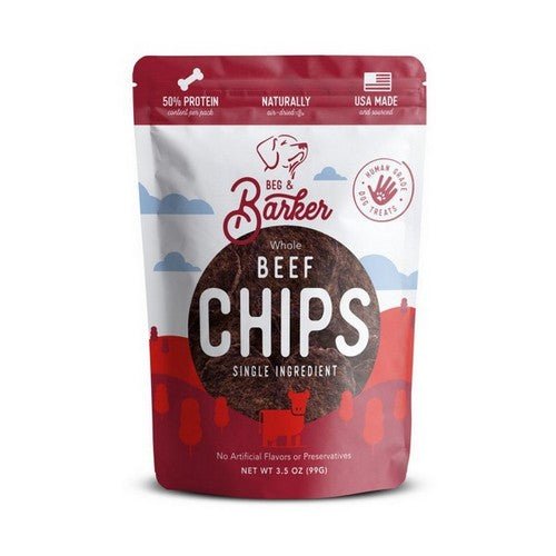 Beg and Barker, Beg & Barker Beef Heart Chips Dog Treats, 3.5 Ounces