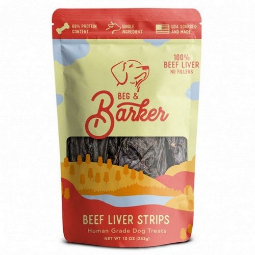 Beg and Barker, Beg & Barker Beef Liver Strip Dog Treats, 10 Ounces
