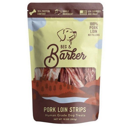 Beg and Barker, Beg & Barker Pork Loin Strip Dog Treats, 10 Ounces