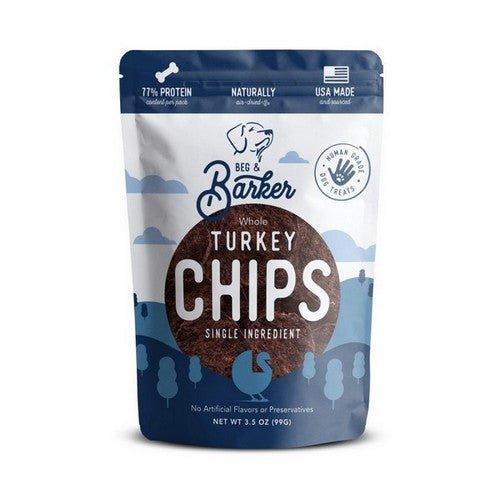 Beg and Barker, Beg & Barker Whole Turkey Chips Dog Treats, 3.5 Ounces