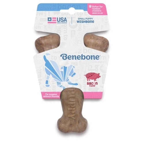 Benebone Llc, Benebone Puppy Small Bacon Wishbone, 1 Each