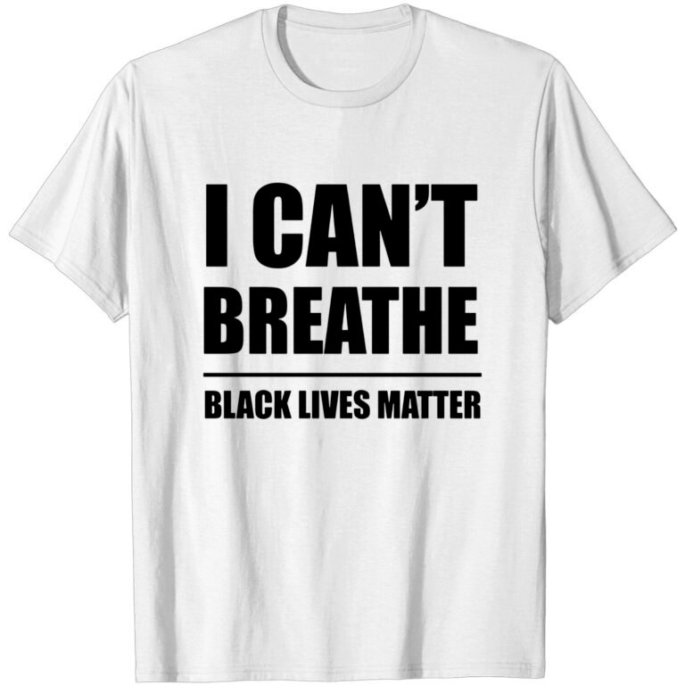Black Lives Matter Shirts I Can’t Breathe Tee Distressed Blm Protest T-shirt