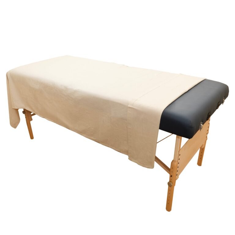 Arcadia© Organic Cotton Flannel Massage Flat Sheet