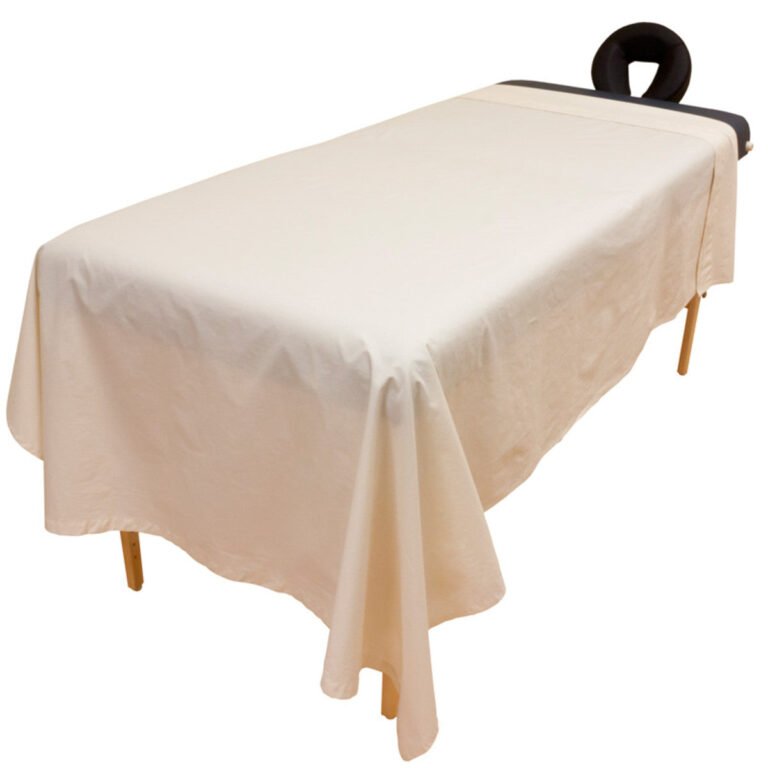 Arcadia© Organic Percale Massage Flat Sheet