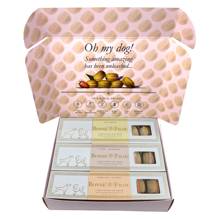Dog Macaron Combo Gift Box (18 French Dog Macarons)