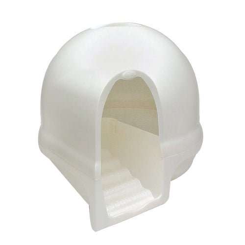 Booda Pet, Booda Dome Cleanstep Cat Litter Box, Pearl White, 1 Each/Large