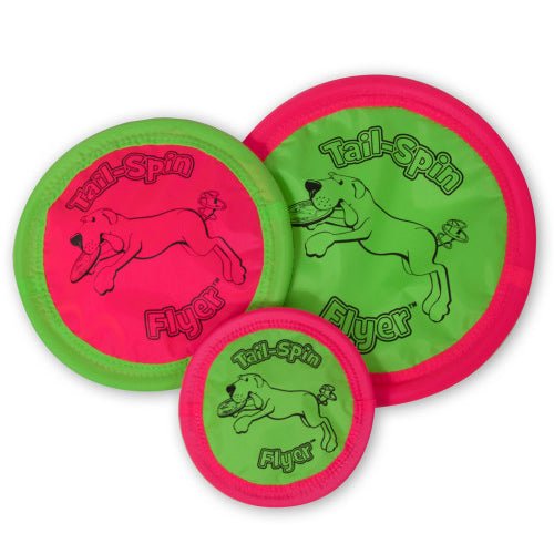Booda Pet, Booda Tail Spin Flyer Dog Toy, Multi-Color, 1 Each/10 in