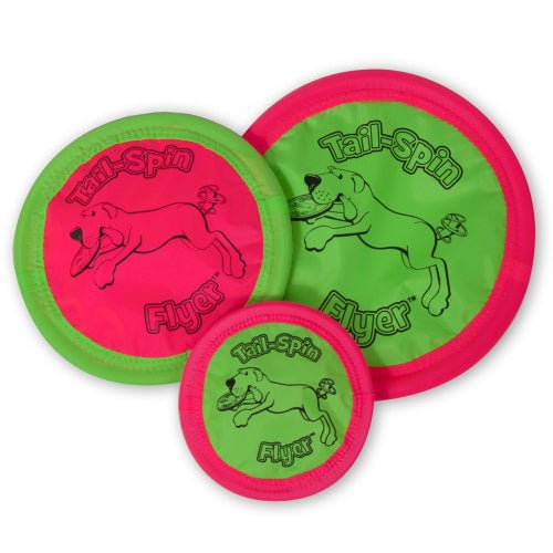 Booda Pet, Booda Tail Spin Flyer Dog Toy, Multi-Color, 1 Each/7 in