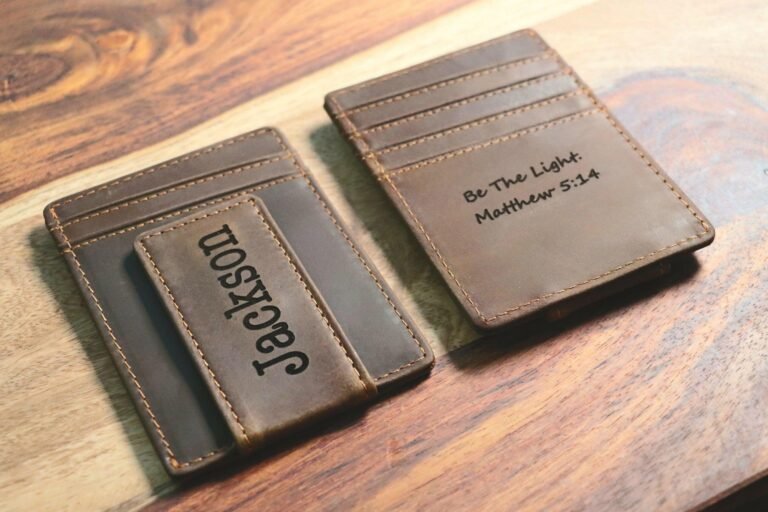 Front Pocket Magnetic Money Clip, Personalized Magnetic Wallet, Slim Magnet Wallet, Card