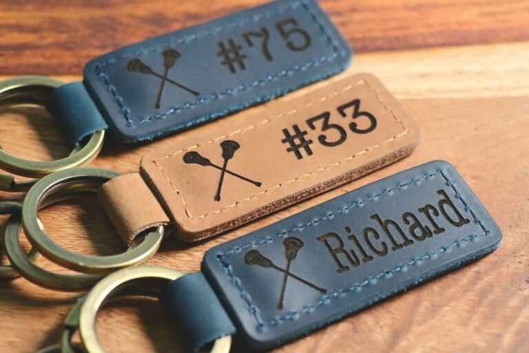 Lacrosse Keychain, Personalized Sports Keychain, Team Gifts, Player Gifts, Lacrosse Gift
