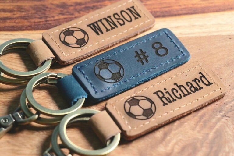 Soccer Ball Keychain, Personalized Sports Keychain, Team Gifts, Player Gifts, Soccer