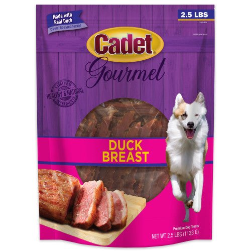 Cadet, Cadet Gourmet Duck Breast Dog Treats, Breast, Duck, 1 Each/2.5 Lb. (1 Count)
