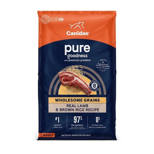 Canidae, CANIDAE PURE with Wholesome Grains Dry Dog Food, Lamb & Brown Rice, 1 Each/24 lb