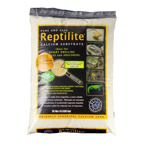 Caribsea, CaribSea All Natural Reptile Calcium Substrate, Natural, 4ea/10 lb (Count of 4)