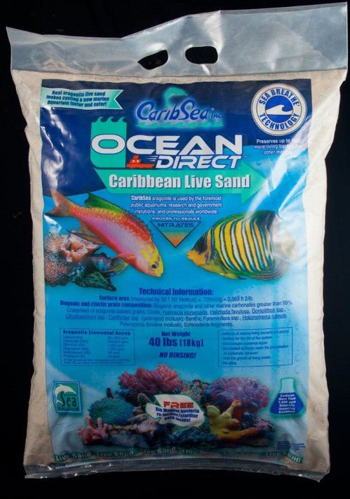 Caribsea, CaribSea Ocean Direct Live Original Grade Aquarium Sand, 1 Each/40 lb