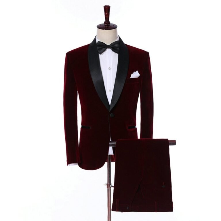 Ceehuteey Mens 2 Piece Tuxedo Suits Slim Fit Casual Suit Blazer Wedding Prom – 42R /