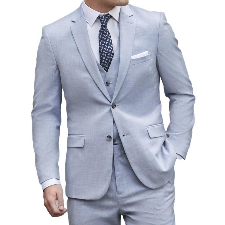 Ceehuteey Men’s Fashion summer Linen Regular Fit Notch Lapel Suit（Blazer+vest+Pants）
