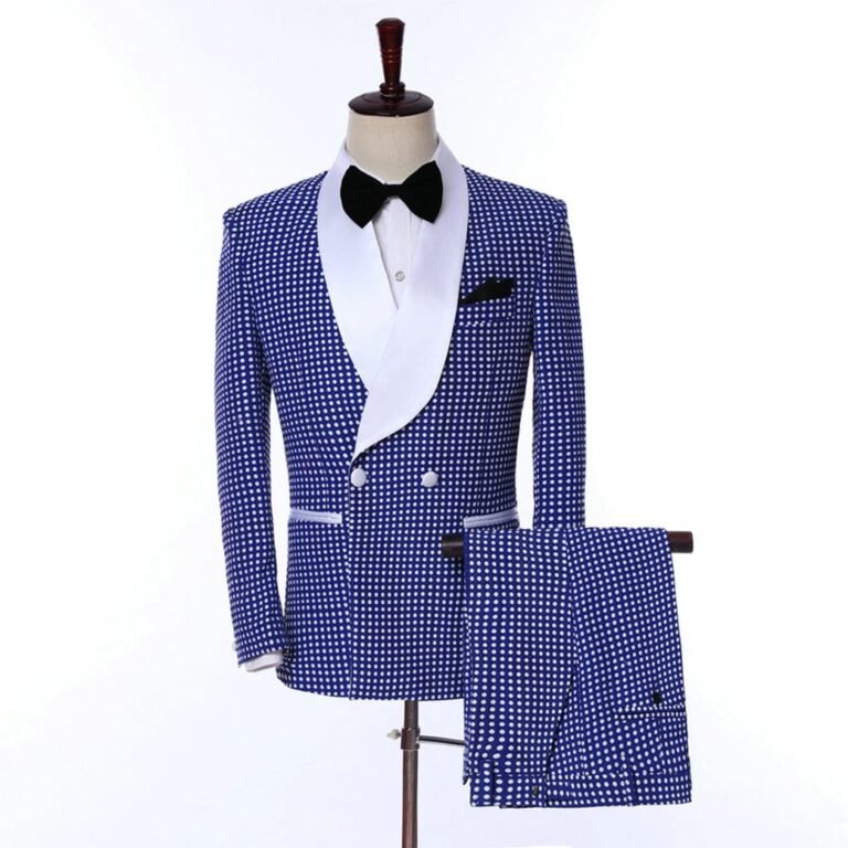Ceehuteey Mens Formal Suits Slim Fit, Shawl Lapel 2 Piece Suits for Wedding Business